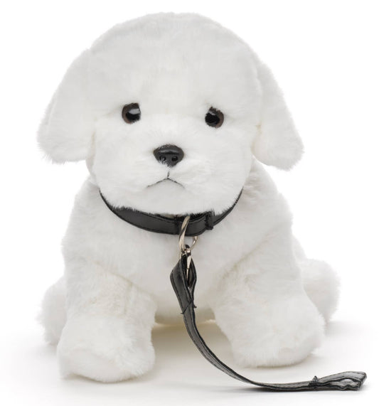 Peluche Chien maltais (avec laisse) Uni Toys