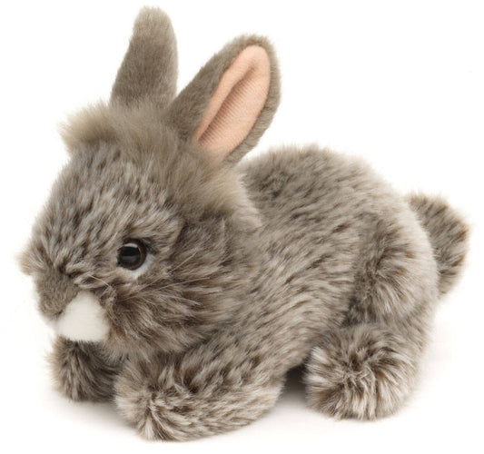 Плюшена играчка Lapin angora - сиво