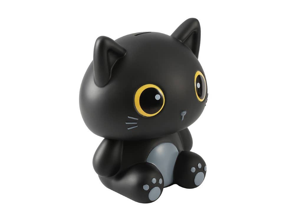 Riesiges Sparschwein Schwarze Katze