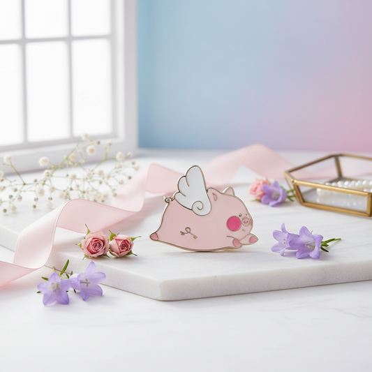 Pin's Cochon Ange