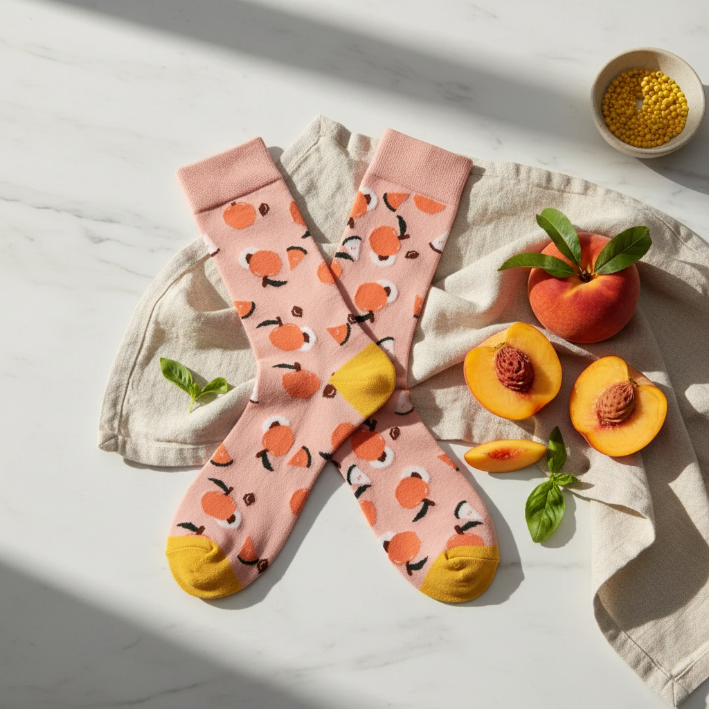 Chaussettes Pêches