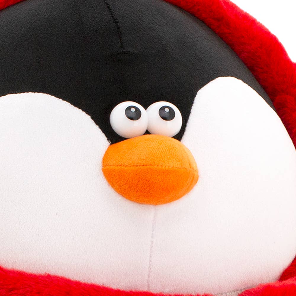 Peluche Orange Life Pingouin avec écharpe (20cm)