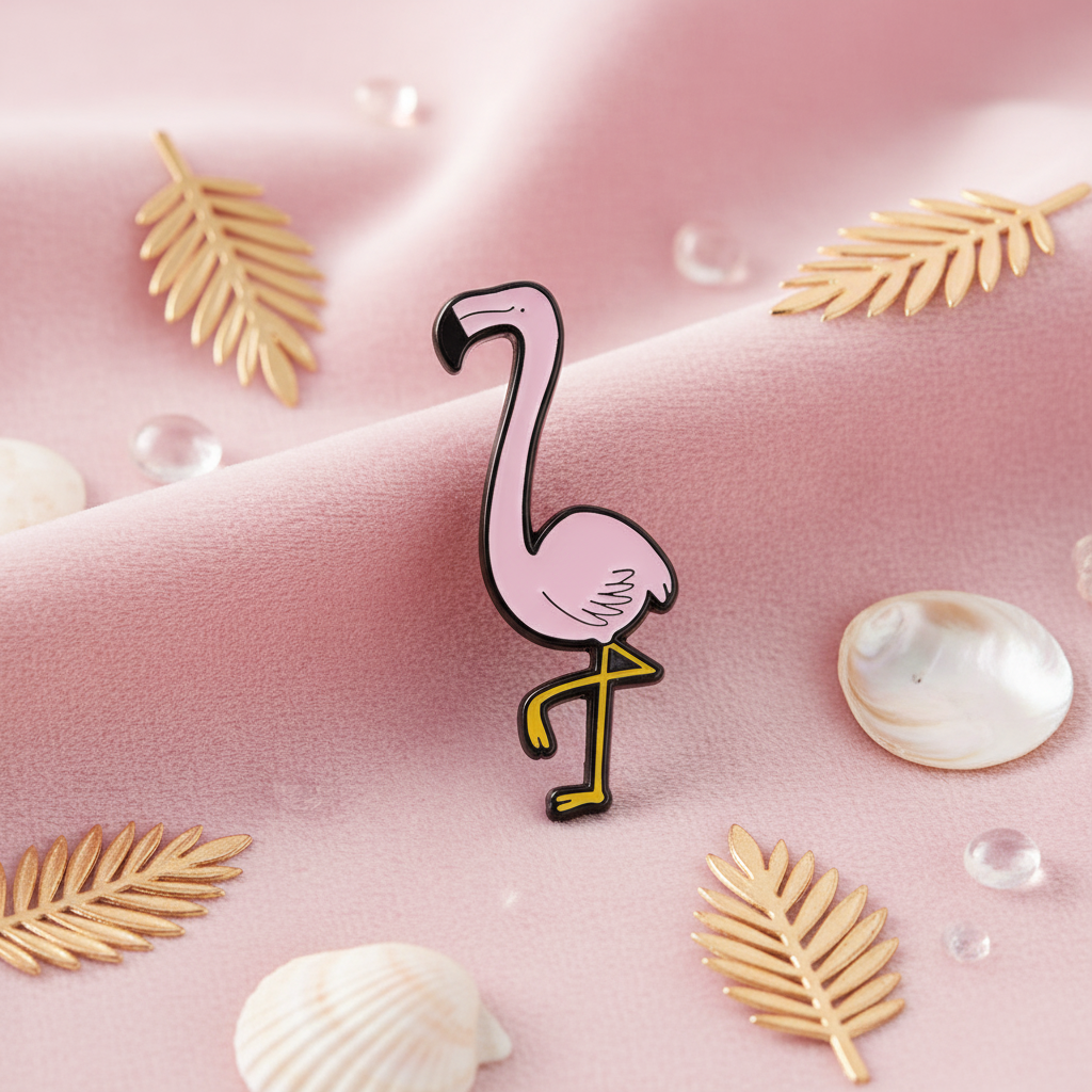 Pink Flamingo Pin