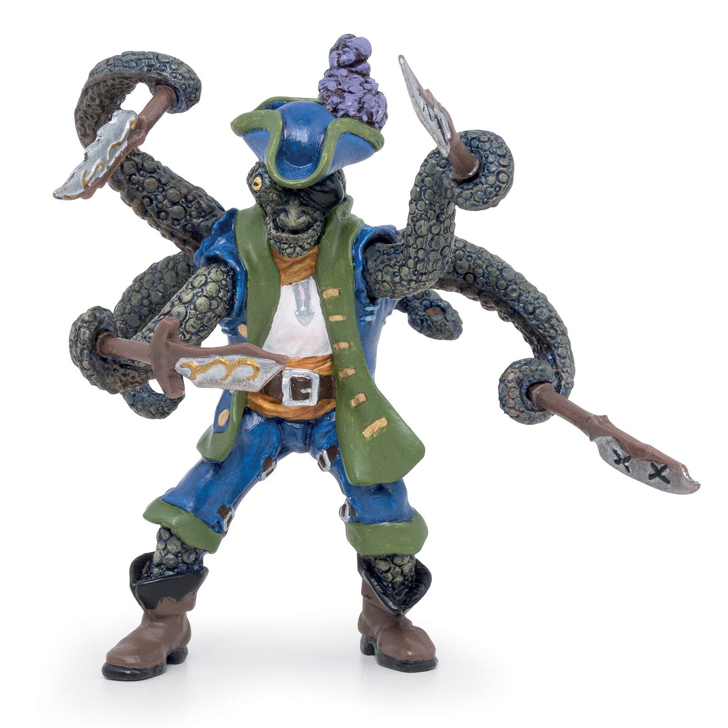 Figurine Pirate mutant pieuvre Papo - personnage pirate