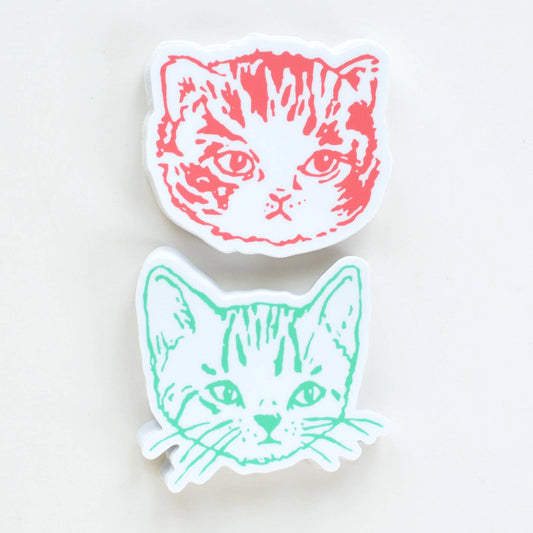 sticker tete de chat imaginary animal STB03
