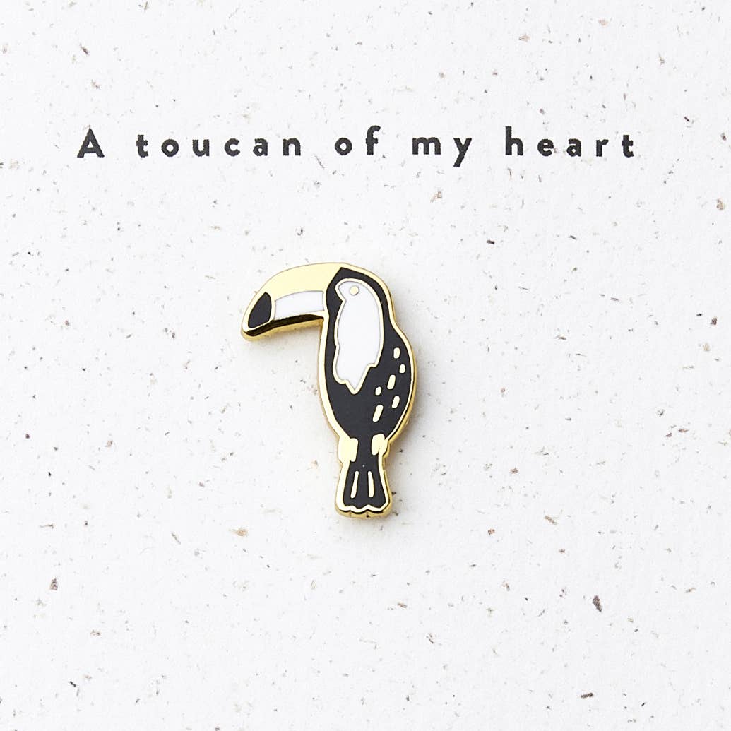 Üdvözlőlap "Toucan Of My Heart" tűvel