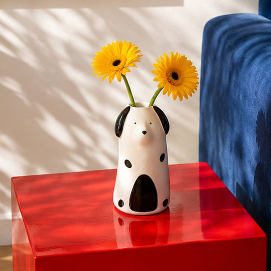 Vase Chien Ă Pois