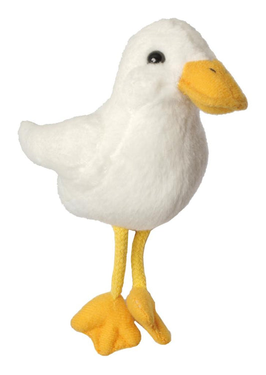 Marionnette à doigts Canard Blanc