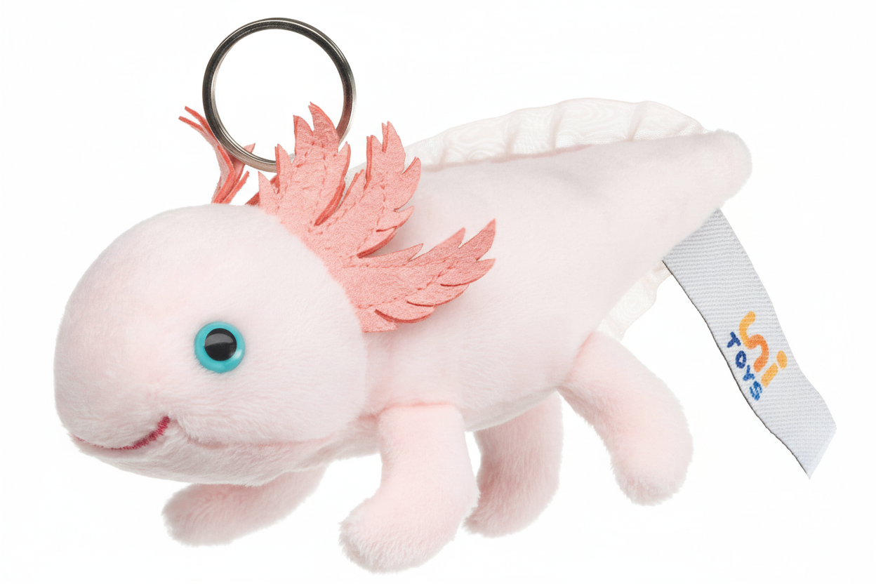 Porte-clés Peluche Axolotl Uni Toys