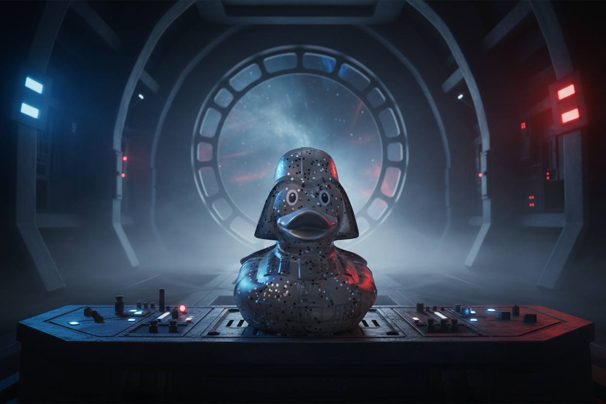 Flitrovaná kachna Darth Vaduck