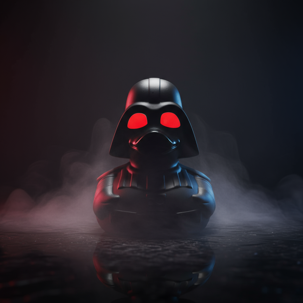 And Darth Vaduck røde øjne