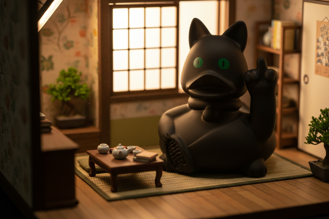 Gato Loco Pato Negro