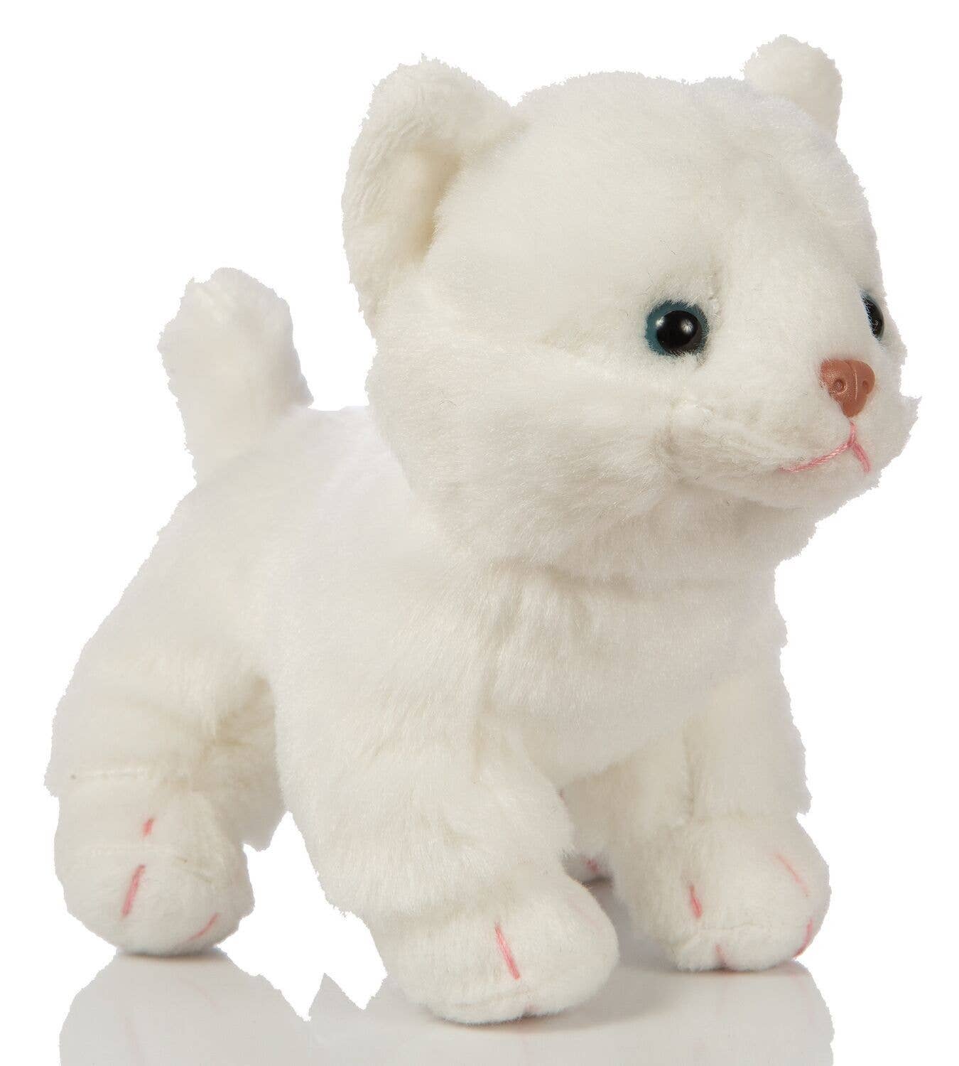 Uni-Toys - Peluche de Lynx - 13 cm (Longueur) - Peluche Chat - Doudou