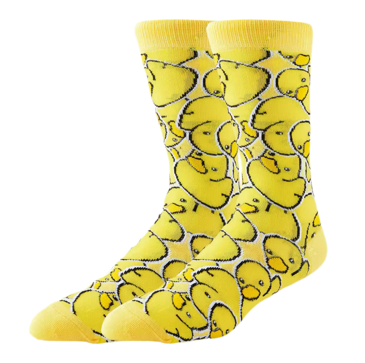 chaussettes jaunes canards jaunes mr colvert
