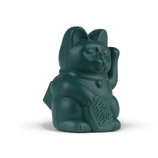Mini Solar Green Lucky Cat