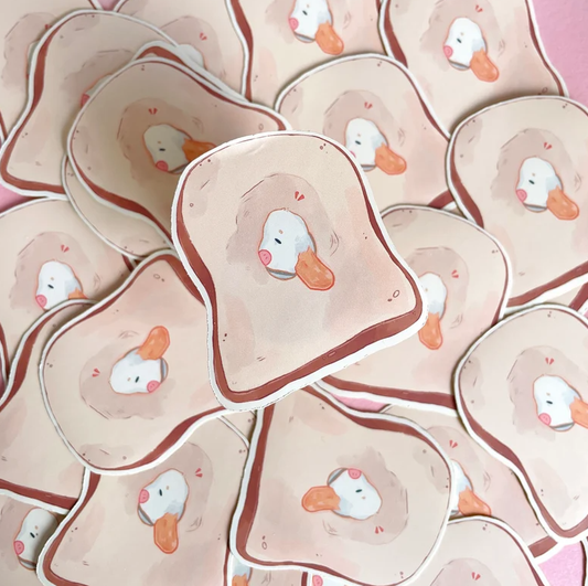 autocollant pain de canard bubblesartcraft