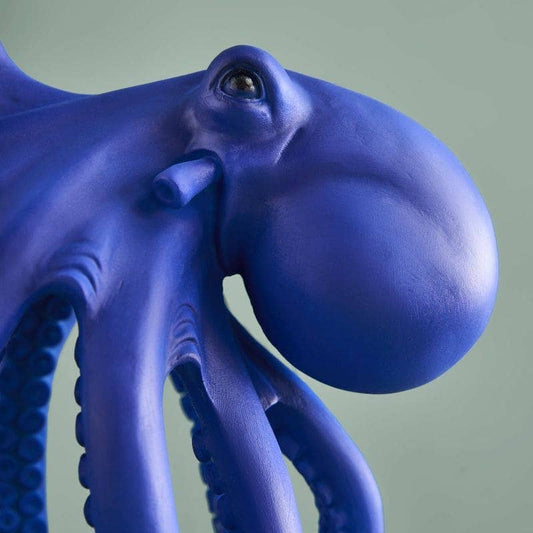 Baby Otto the Octopus Table Lamp, Blue Resin, 15.5 x 13.5 cm
