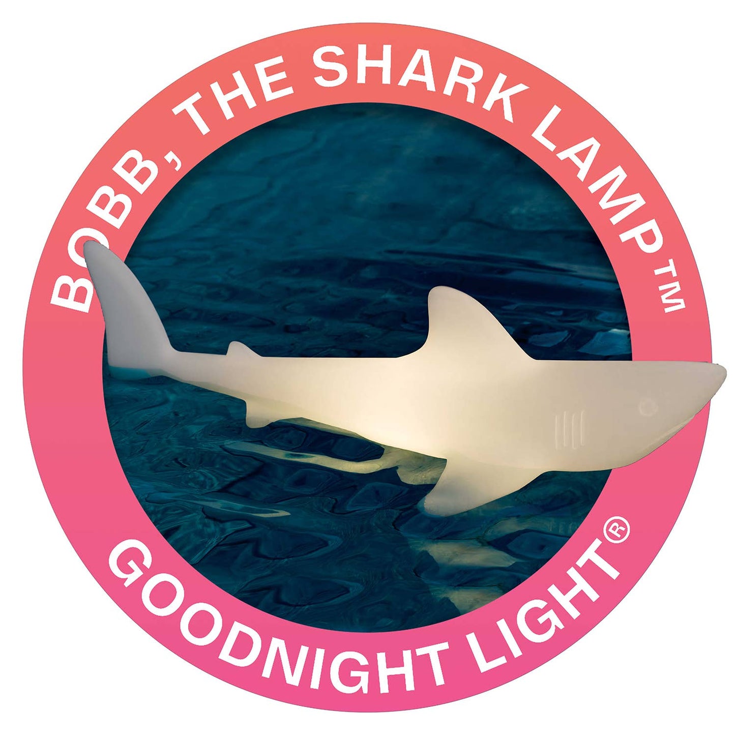 lampe flottante rechargeable bobb le requin goodnight light 45226828