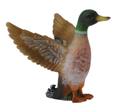 Collecta La ferme (S): CANARD COLVERT mâle 5.5x5.5x5.5cm