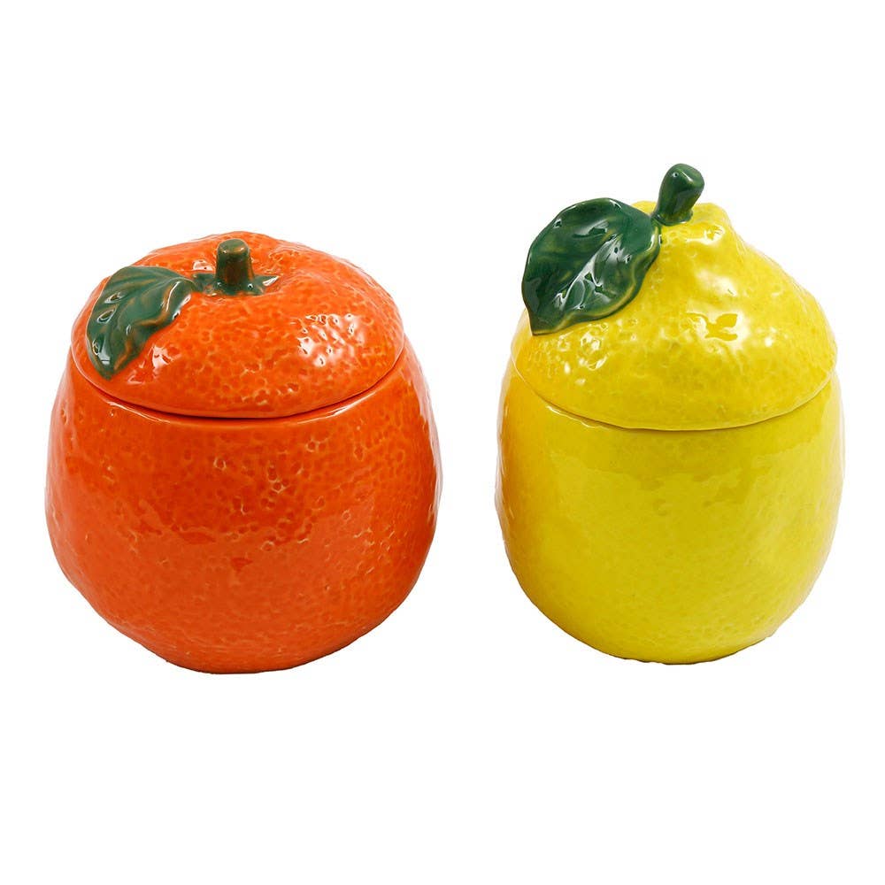 Bocal de Rangement Citron & Orange