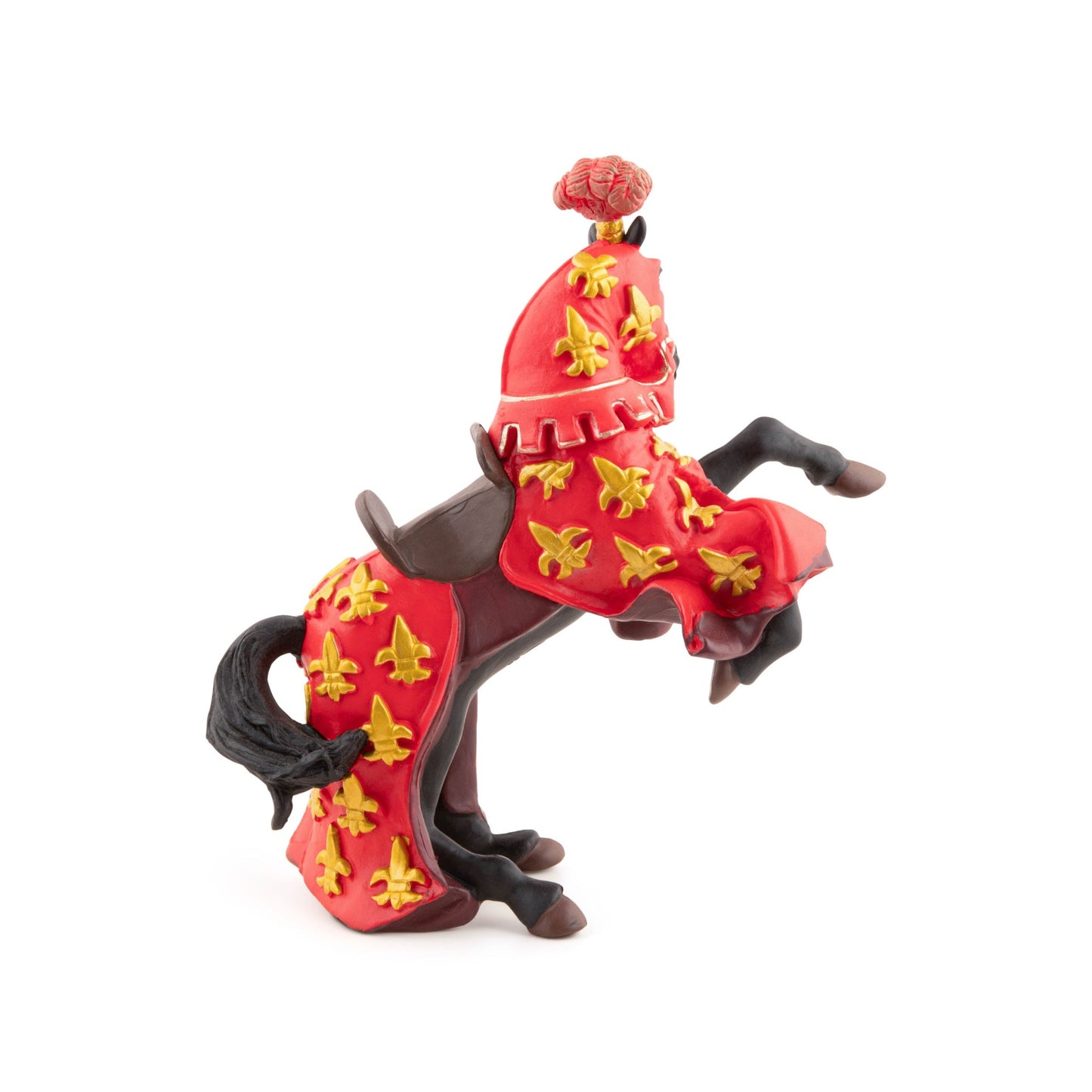 Figurine Cheval du prince Philippe rouge Papo - personnage médiéval