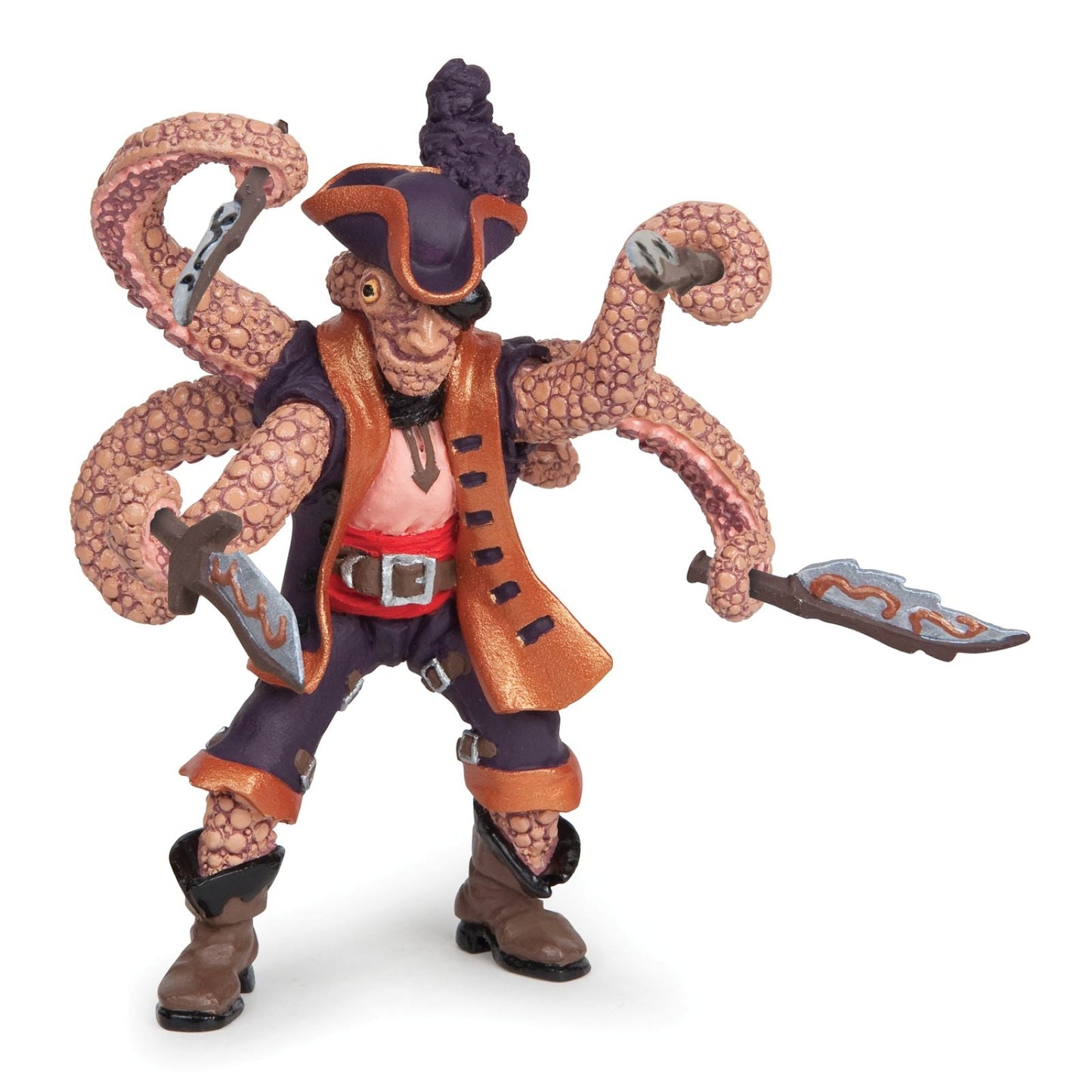 Figurine Pirate mutant pieuvre Papo - personnage pirate