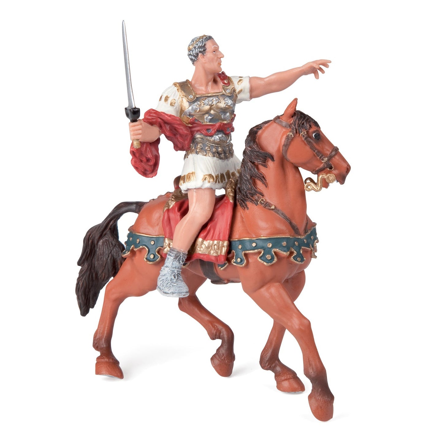 Figurine Cheval de César Papo - personnage historique