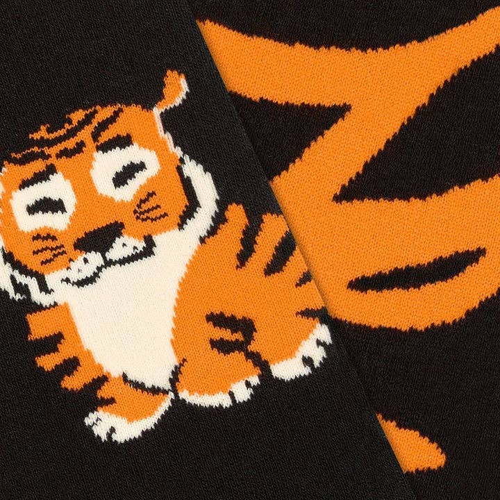 Chaussettes Dépareillées Tigres