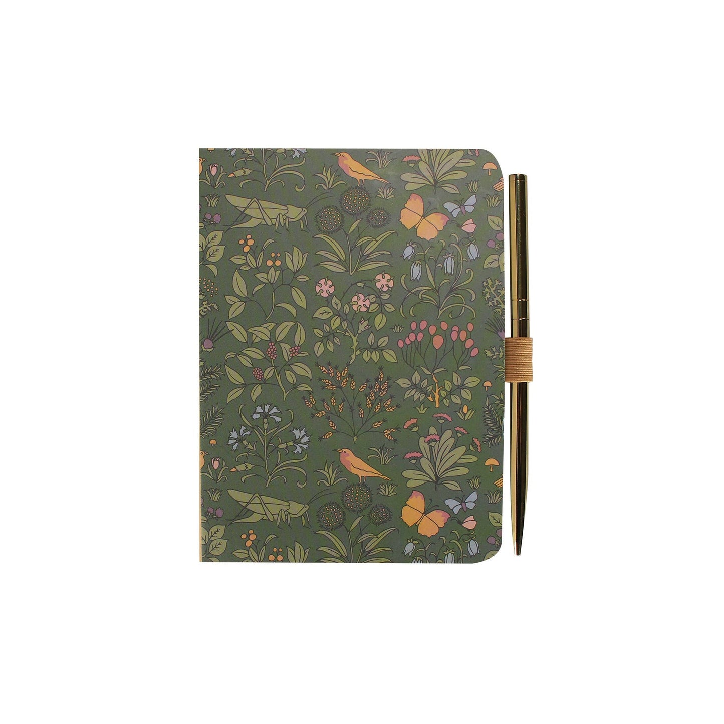 Carnet A6 avec stylo Voysey - Apothecary's Garden