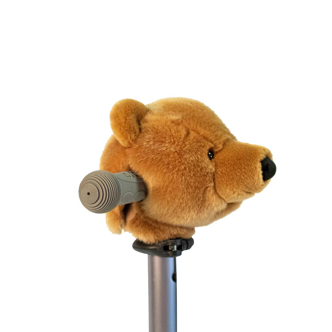 Accessoire Tête d’Ours Brun pour Vélo et Trottinette Enfant - Wild & Soft