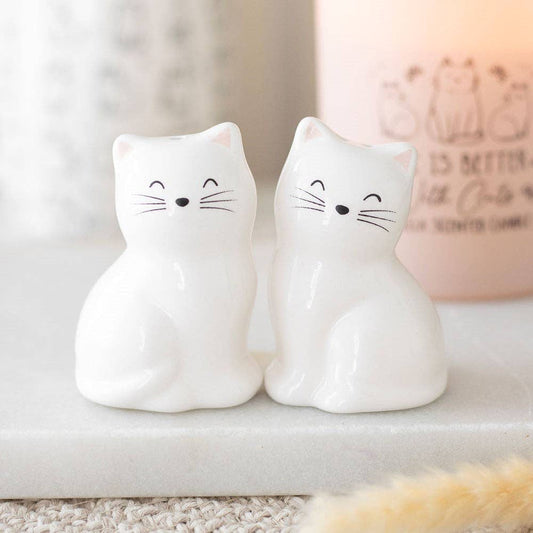 Salt & Pepper White Cat