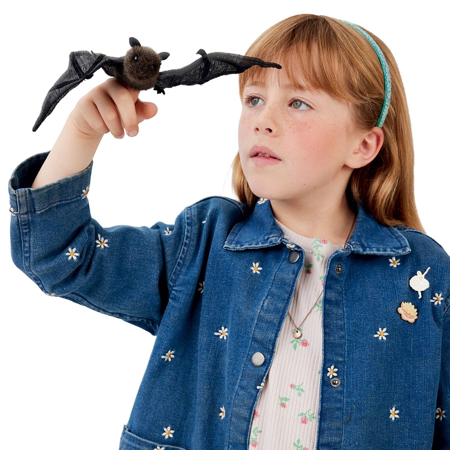 Marionnette à mano Mini chauve-ratón 8009/ Mini chauve-ratón Folkmanis realista