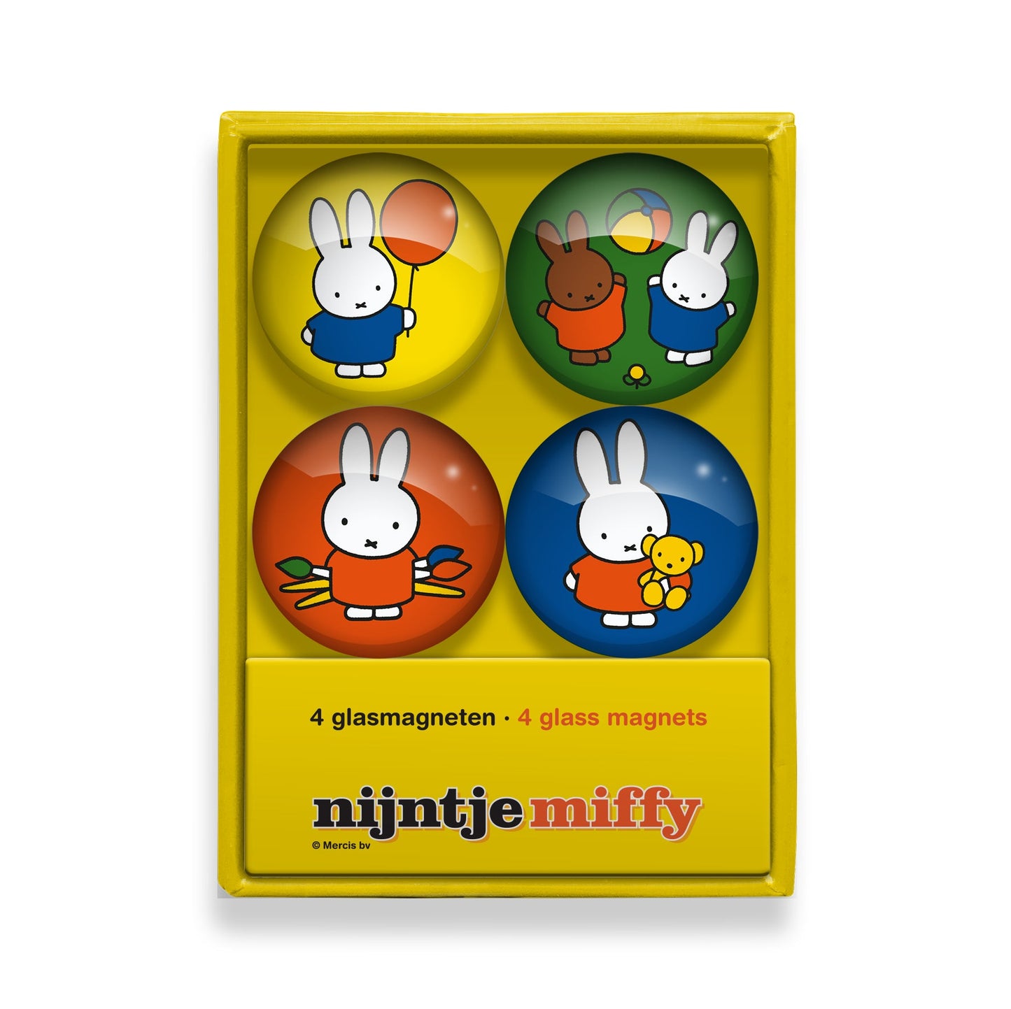 set de magnet verre miffy magic touch of the dutch
