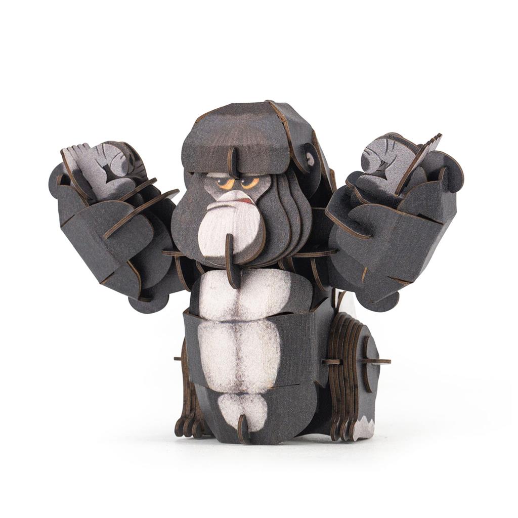 Puzzle 3D Construction - Gorille