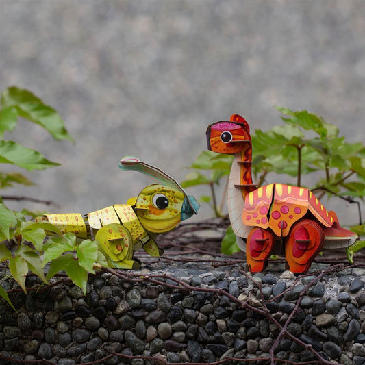 Puzzle 3D Construction - Brachiosaure