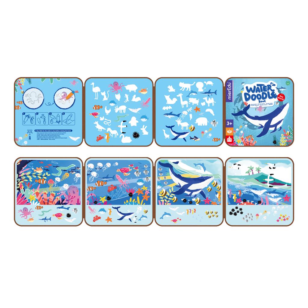 Peinture Magique à L'Eau - Le Monde Marin