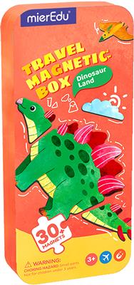 Boîte De Puzzle Magnétique - Le Pays des Dinosaures