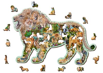 puzzle lion roar wooden city 5182370 5904151823707