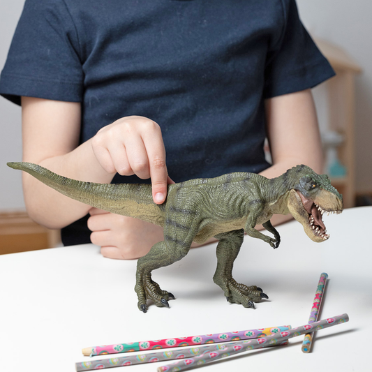 Figurine T-Rex courant vert Papo - dinosaure