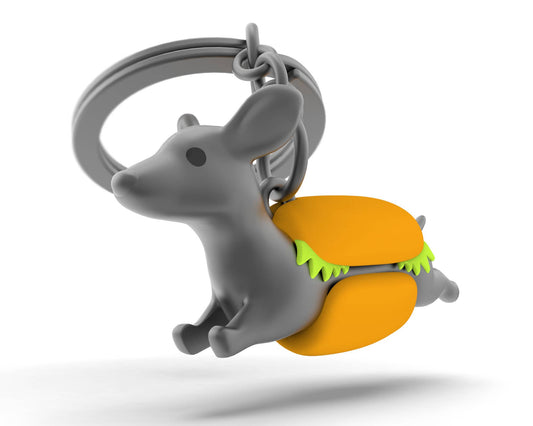 Μπρελόκ Dachshund Hot Dog