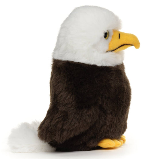 Peluche BĂ©bĂ© pygargue Ă tĂȘte blanche Uni Toys