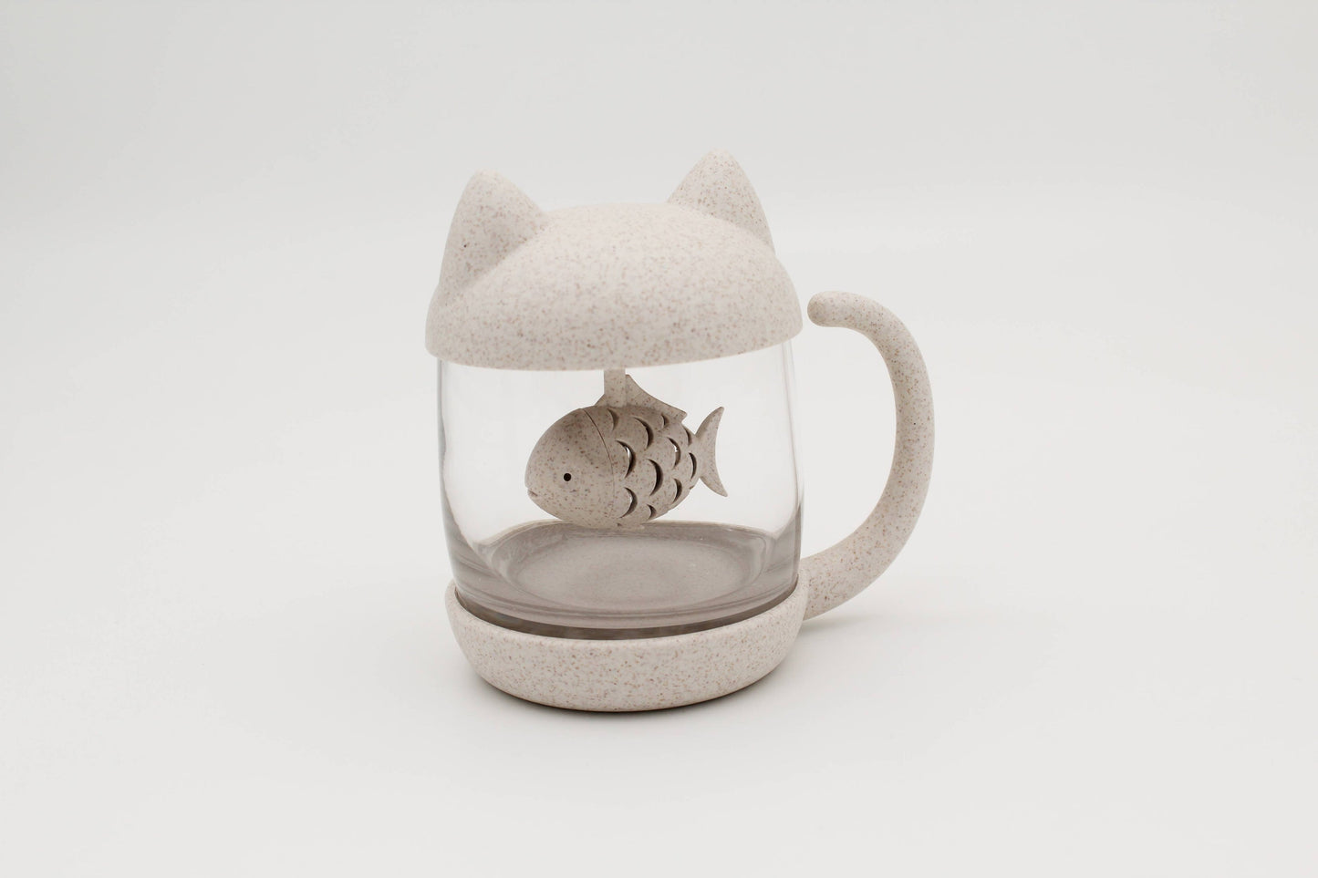 Tasse à thé Chat avec infuseur Poisson
