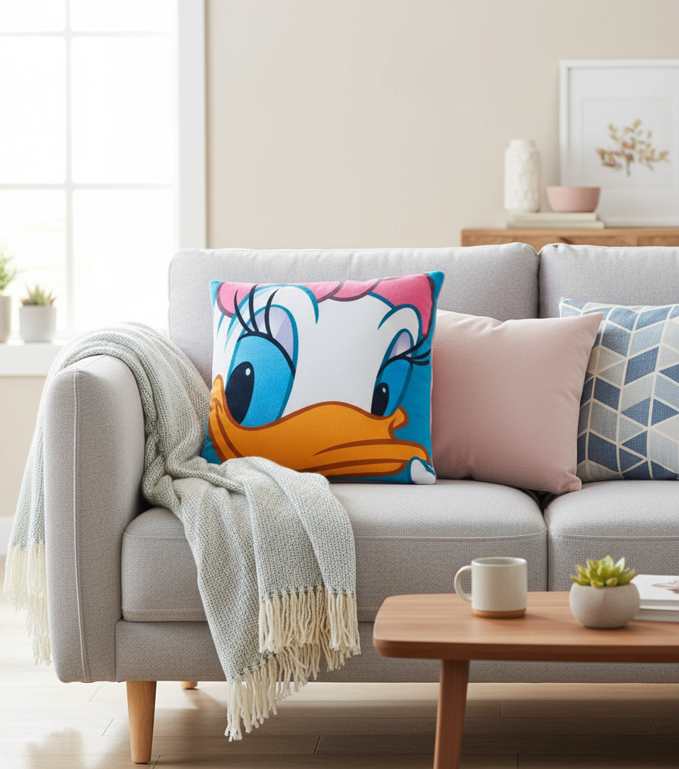 Disney Square Cushion - Daisy Duck