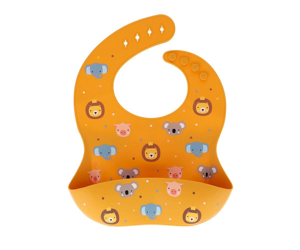 Bavoir en silicone Amis les Animaux
