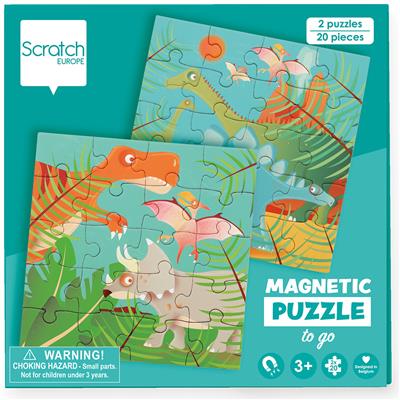 livre de puzzle magnetique dinosaures scratch 6181151 5414561811510