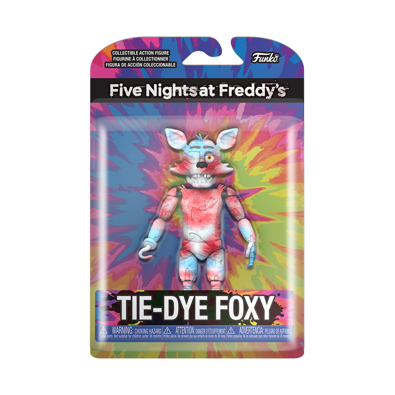 tie dye foxy action figure