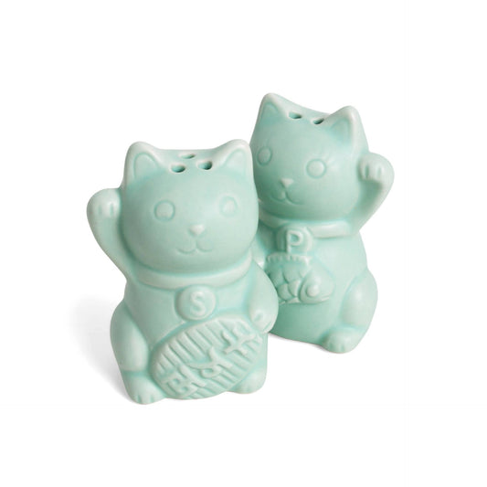 Salt & Pepper Lucky Cat
