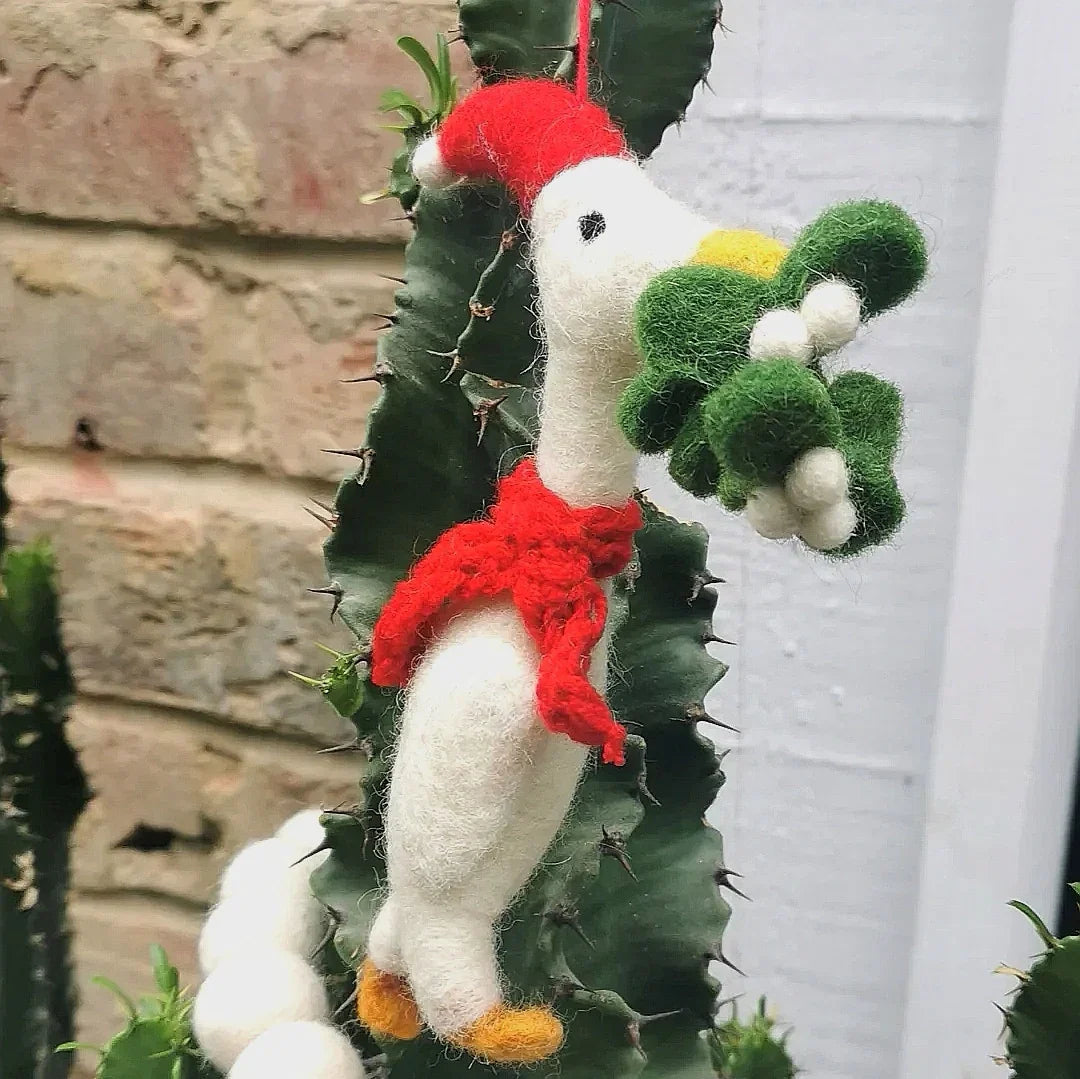 Felt Christmas Ball Duck "Christmas Quacker"