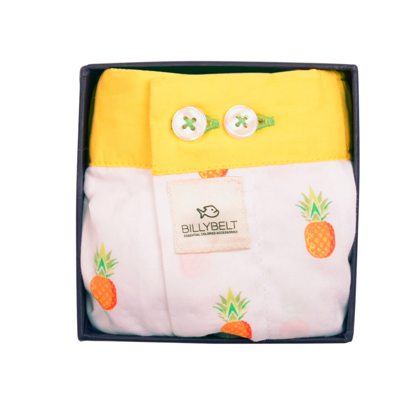 Ananas-Boxershorts aus 100 % Bio-Baumwolle