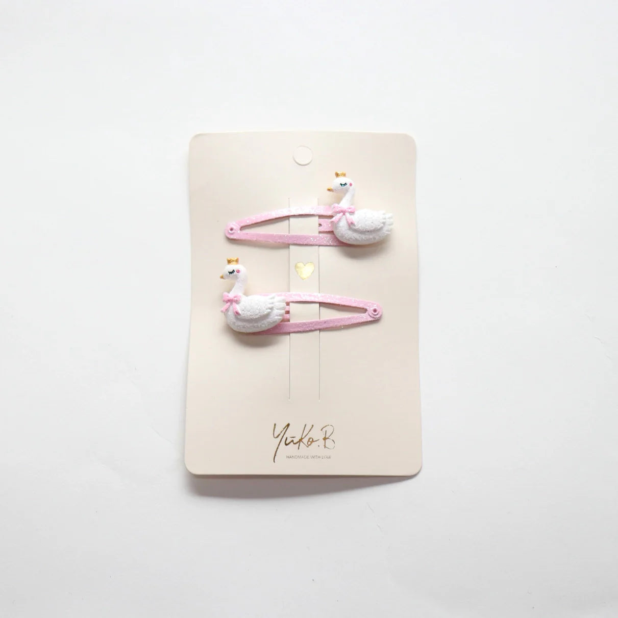 duo barrettes queens cygnes yuko b